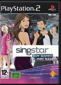 Singstar Boybands vs Girlbands PAL Playstation 2  box art